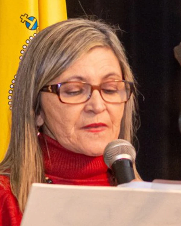 Vera Vigil, presidente da Sociedade Espanhola de Bagé